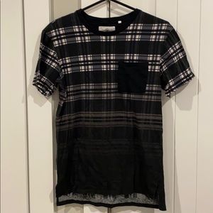 Plaid pocket tee